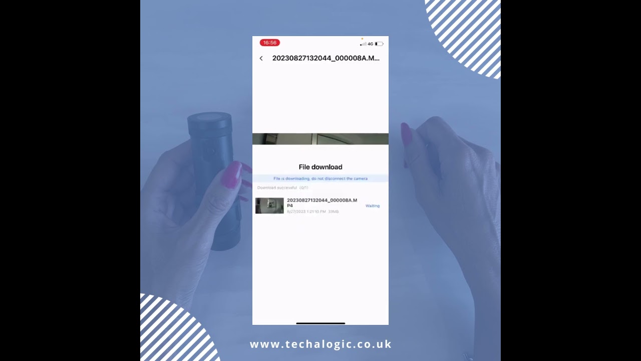 How to download a video for a DC camera?