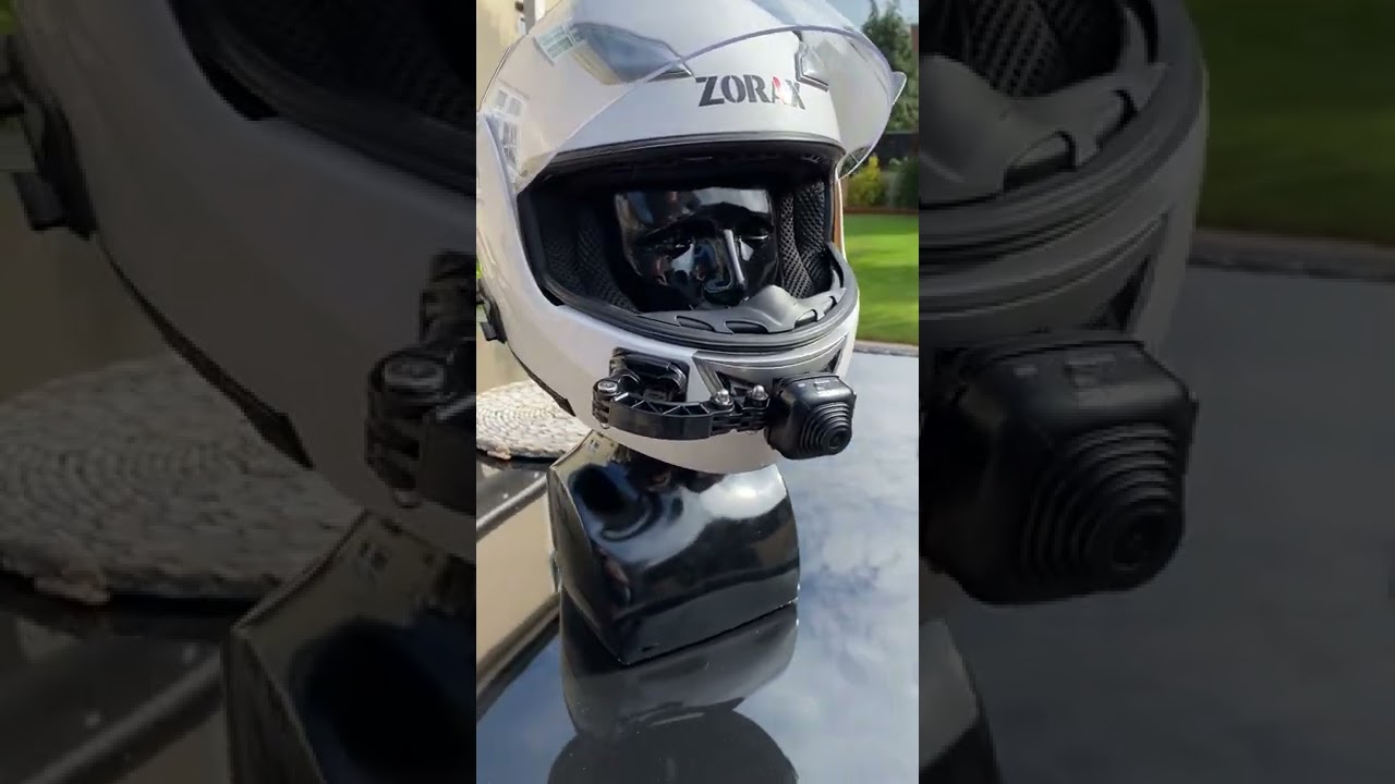 NEW Techalogic HC-1 Helmet Camera - Mounted on Motorcycle Helmet
