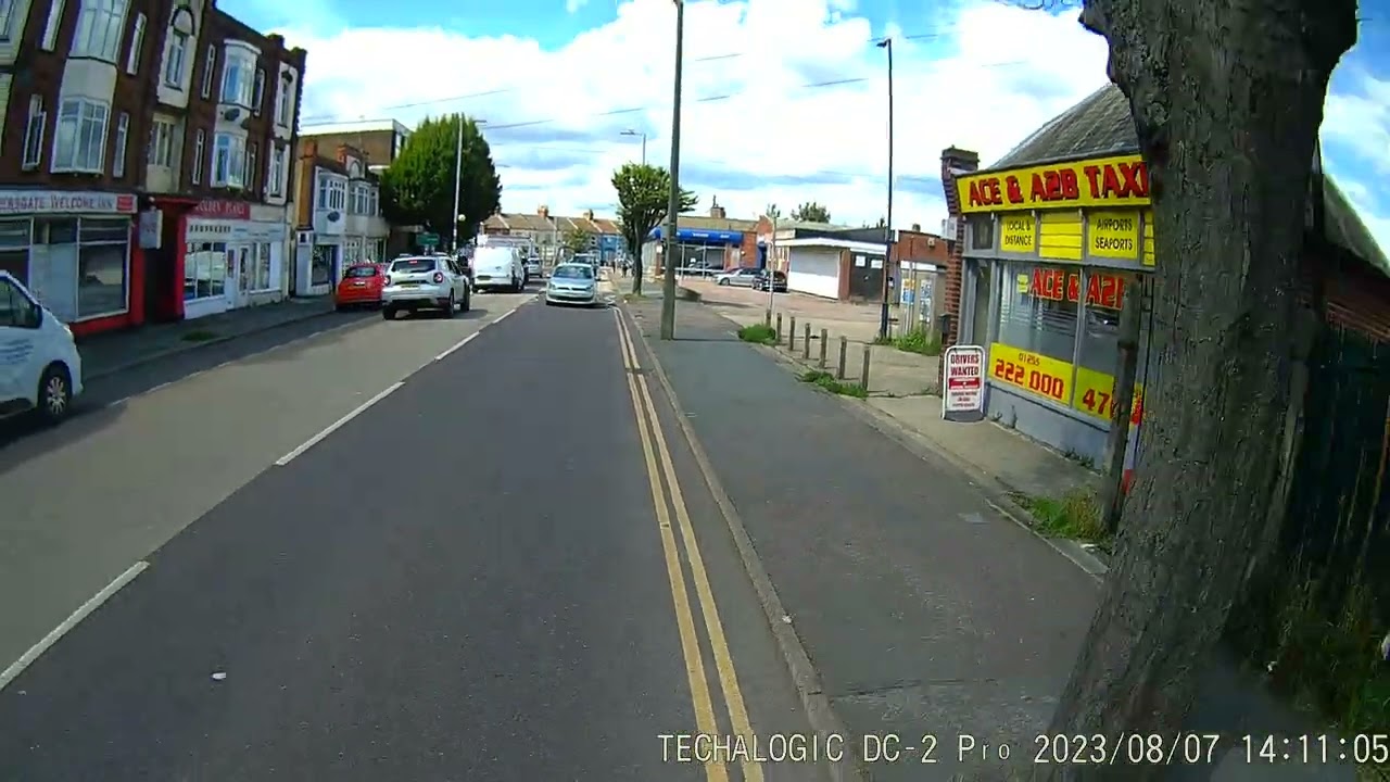 Techalogic DC-2 Pro Dual Lens Camera - Rear View Footage