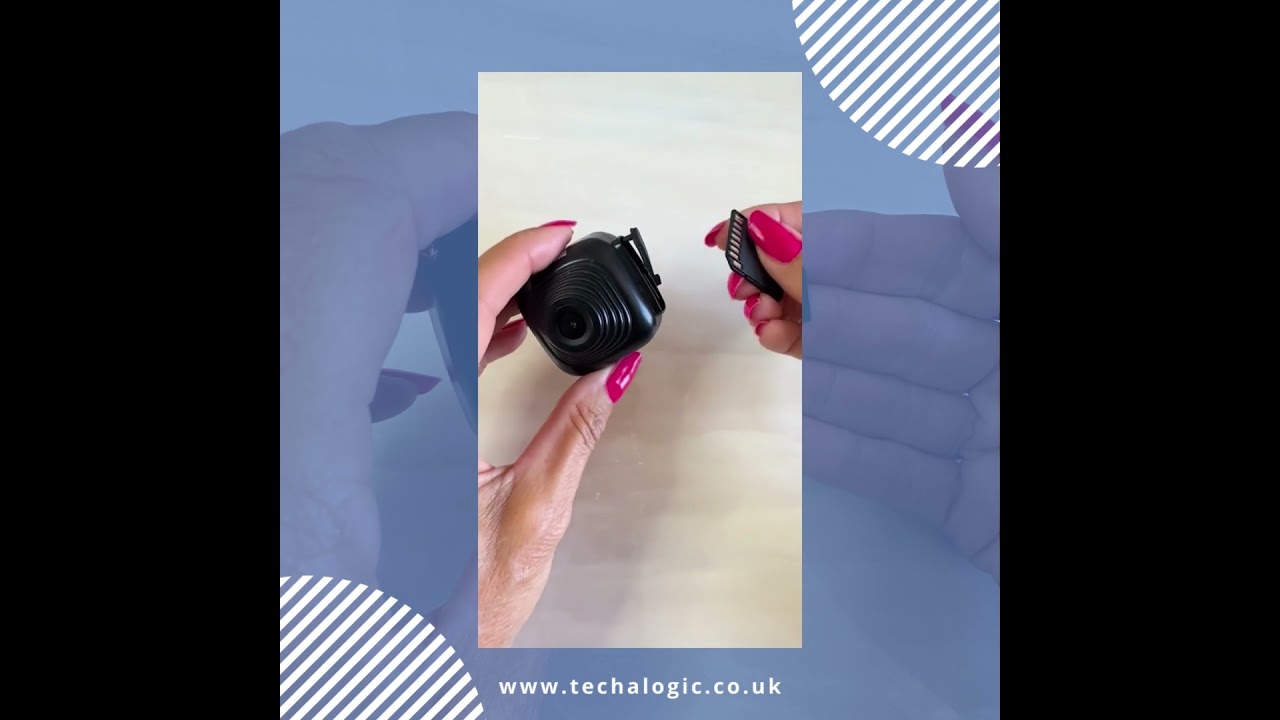 How to insert the SD card into the HC 1