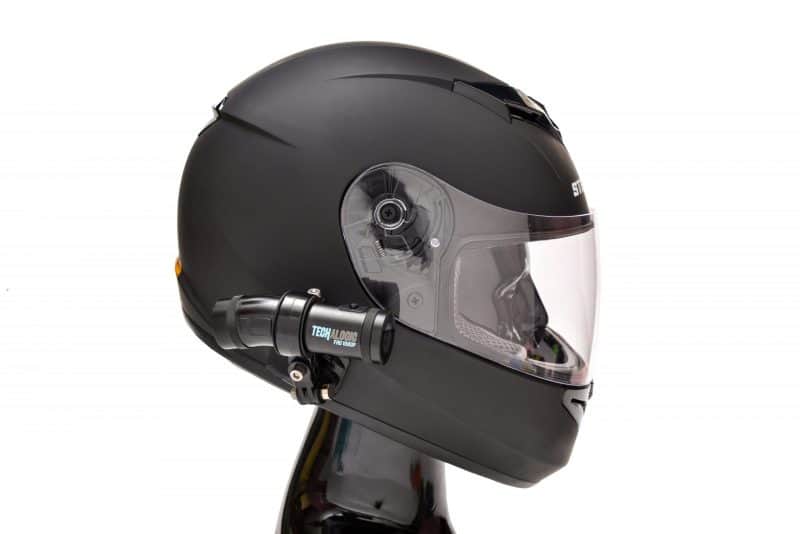 DC-1 Dual Lens Helmet Camera - Black motorbike helmet