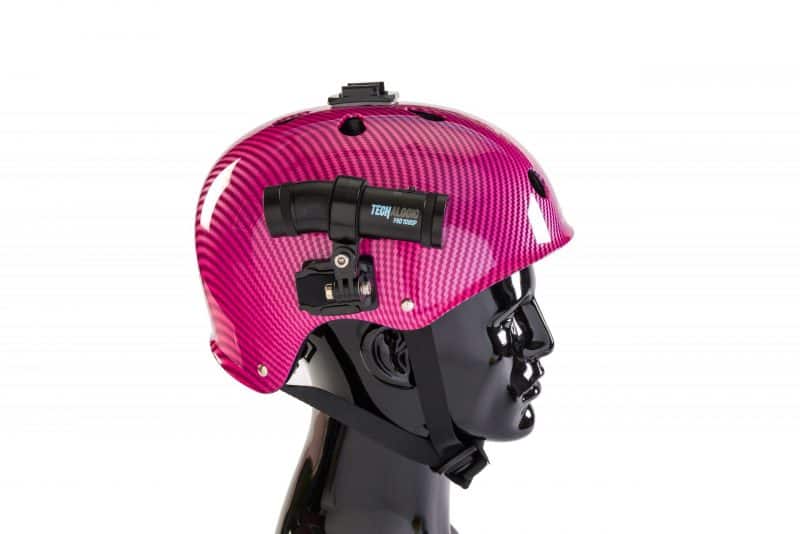 DC-1 Dual Lens Helmet Camera - Pink helmet