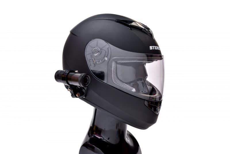 XV-1 2K QHD Helmet Camera - Black Motorbike helmet