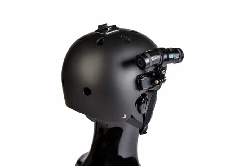 DC-1 Dual Lens Helmet Camera - Black helmet