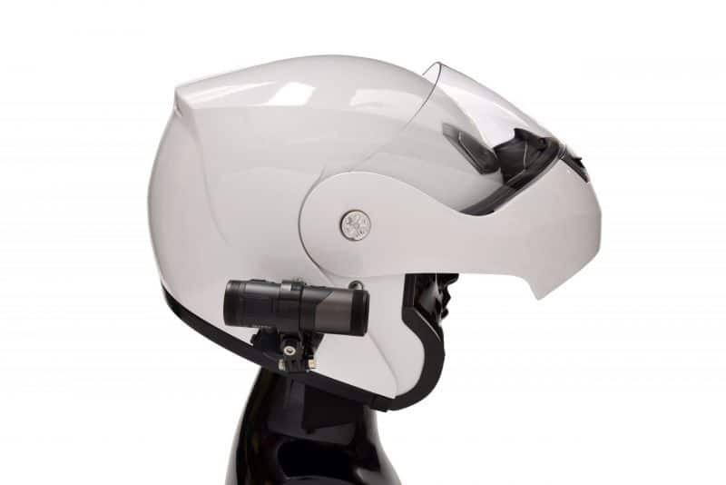 XV-1 2K QHD Helmet Camera - White Motorbike helmet