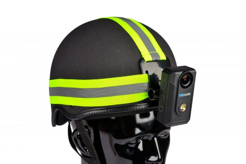 Equestrian helmet camera CF-1 FRONT LIGHT