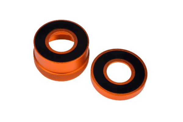 Coloured Screw Caps And Glass Dc-1 - Orange