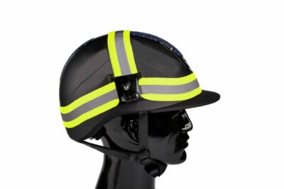 Equestrian Elasticated Hat Strap Reflective - Yellow