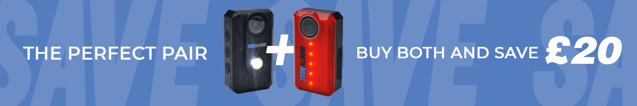 The Perfect Pair | CF-1 Front Light & CR-1 Rear Light | Buy both and save £20