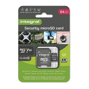Security MicroSD Card 64GB