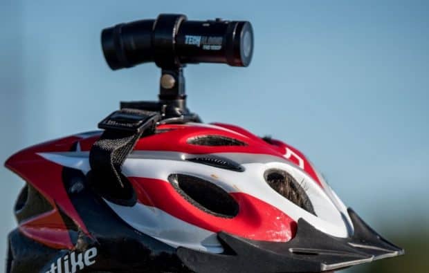 cyclist helmet camera